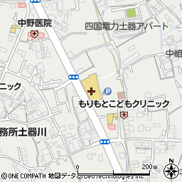香川銀行マルナカ土器店 ＡＴＭ周辺の地図