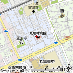 香川県丸亀市風袋町182周辺の地図