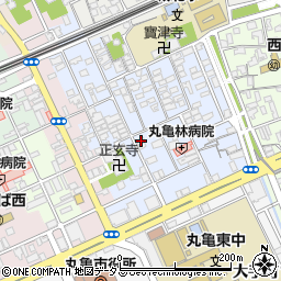 香川県丸亀市風袋町197周辺の地図