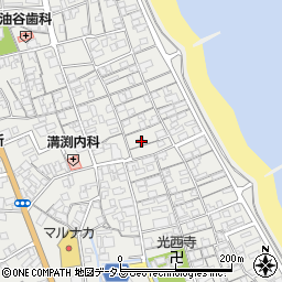 香川県さぬき市津田町津田1180周辺の地図