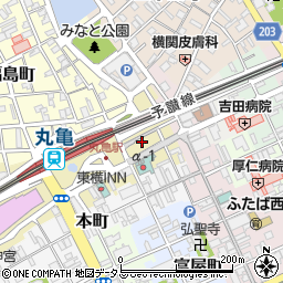 香川県丸亀市浜町123周辺の地図