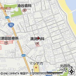 香川県さぬき市津田町津田1049-10周辺の地図