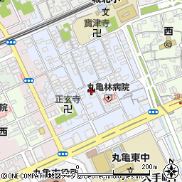 香川県丸亀市風袋町186周辺の地図