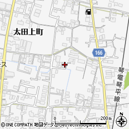 香川県高松市太田上町156周辺の地図