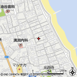香川県さぬき市津田町津田1180-1周辺の地図