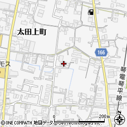 香川県高松市太田上町155-3周辺の地図