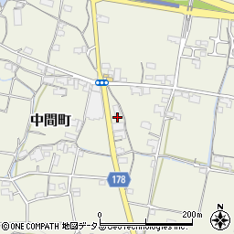 香川県高松市中間町870周辺の地図