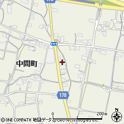 香川県高松市中間町870周辺の地図