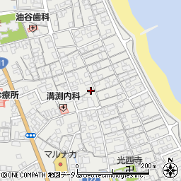 香川県さぬき市津田町津田1161-2周辺の地図