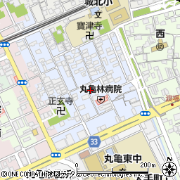 香川県丸亀市風袋町184周辺の地図