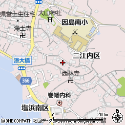 広島県尾道市因島土生町宇和部区1514周辺の地図