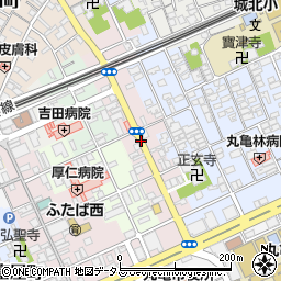 〒763-0003 香川県丸亀市葭町の地図