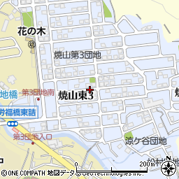 広島県呉市焼山東3丁目周辺の地図