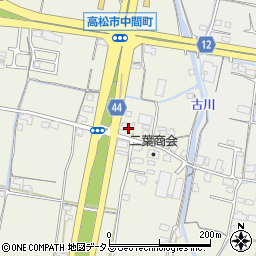 香川県高松市中間町437周辺の地図