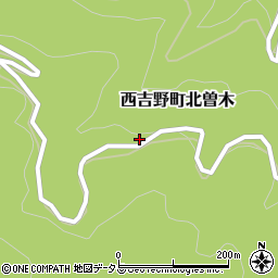 奈良県五條市西吉野町北曽木519周辺の地図