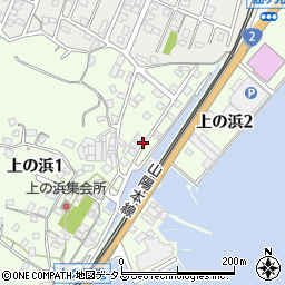 広島県廿日市市上の浜周辺の地図