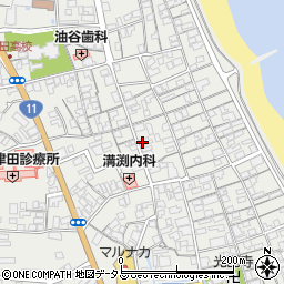 香川県さぬき市津田町津田1155-1周辺の地図