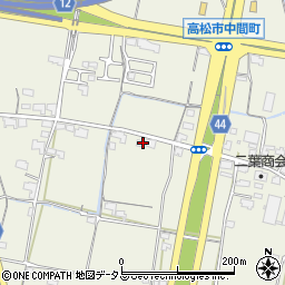 香川県高松市中間町370-3周辺の地図