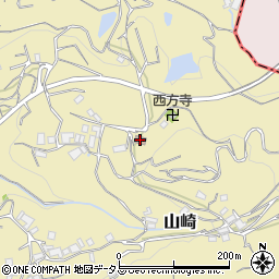 山崎児童館周辺の地図