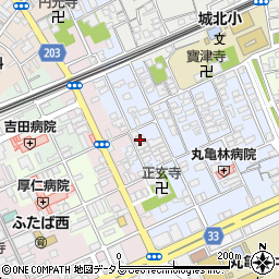 香川県丸亀市風袋町38周辺の地図