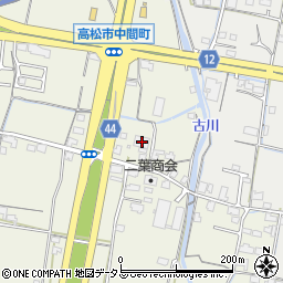 香川県高松市中間町437-1周辺の地図