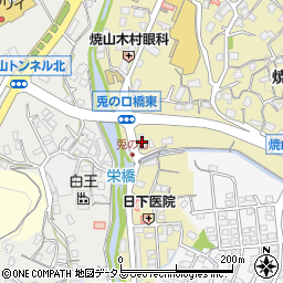 ＥＮＥＯＳ焼山中央ＳＳ周辺の地図