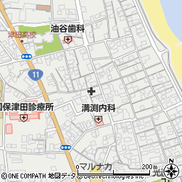 香川県さぬき市津田町津田1053-4周辺の地図