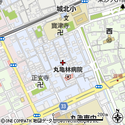 香川県丸亀市風袋町118周辺の地図