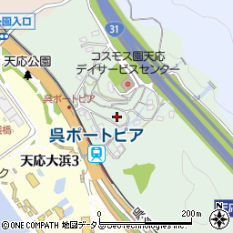 広島県呉市天応伝十原町7周辺の地図