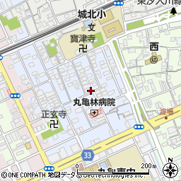 香川県丸亀市風袋町120周辺の地図