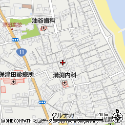 香川県さぬき市津田町津田1053-3周辺の地図