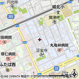 香川県丸亀市風袋町50周辺の地図