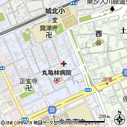 香川県丸亀市風袋町140周辺の地図