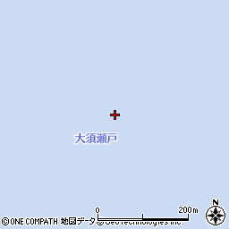大須瀬戸周辺の地図
