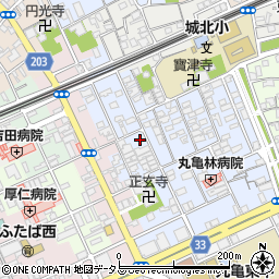 香川県丸亀市風袋町51周辺の地図