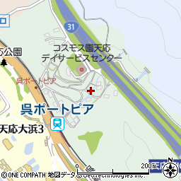 広島県呉市天応伝十原町6周辺の地図
