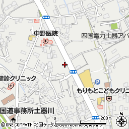 シャンブル丸亀店周辺の地図