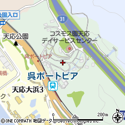 広島県呉市天応伝十原町7-4周辺の地図