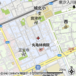 香川県丸亀市風袋町117周辺の地図