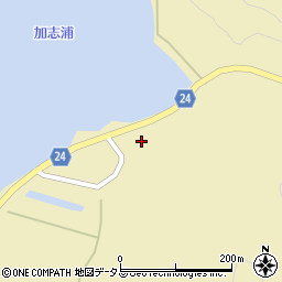 長崎県対馬市美津島町加志155周辺の地図