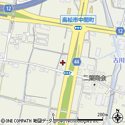香川県高松市中間町439-1周辺の地図