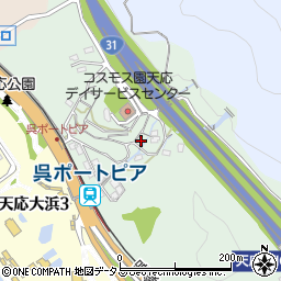 広島県呉市天応伝十原町6-1周辺の地図