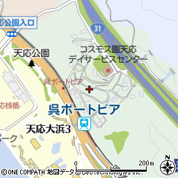 広島県呉市天応伝十原町9-13周辺の地図