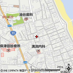 香川県さぬき市津田町津田1098-2周辺の地図