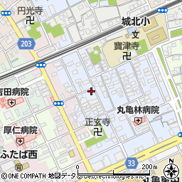 香川県丸亀市風袋町52周辺の地図