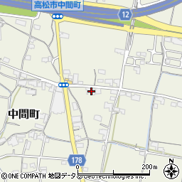 香川県高松市中間町331周辺の地図