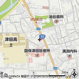香川県さぬき市津田町津田1657周辺の地図