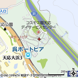 広島県呉市天応伝十原町8-5周辺の地図