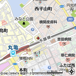 香川県丸亀市浜町317周辺の地図