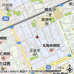 香川県丸亀市風袋町90周辺の地図